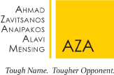 AZA - Ahmad, Zavitsanos, Anaipakos, Alavi, Mensing. Tough Name. Tougher Opponent.